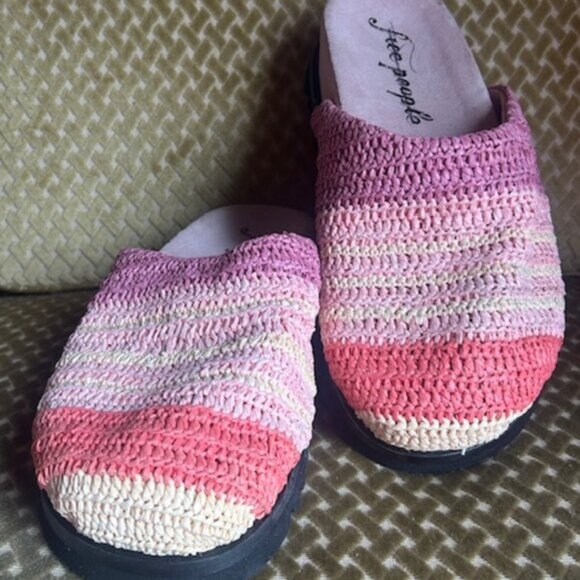 FREE PEOPLE Shoes - Free People Milo Multicolor Everyday Woven Mules